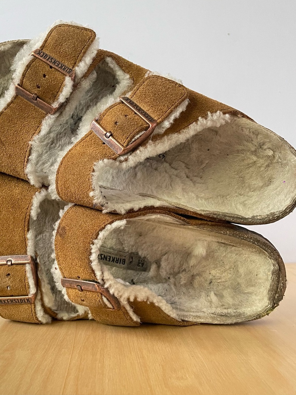 Birkenstock Arizona Shearling Sandals | EU 42 - Picture 5 of 9